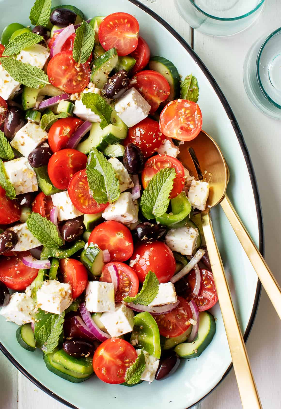 Greek Salad with Tomatoes Recipe