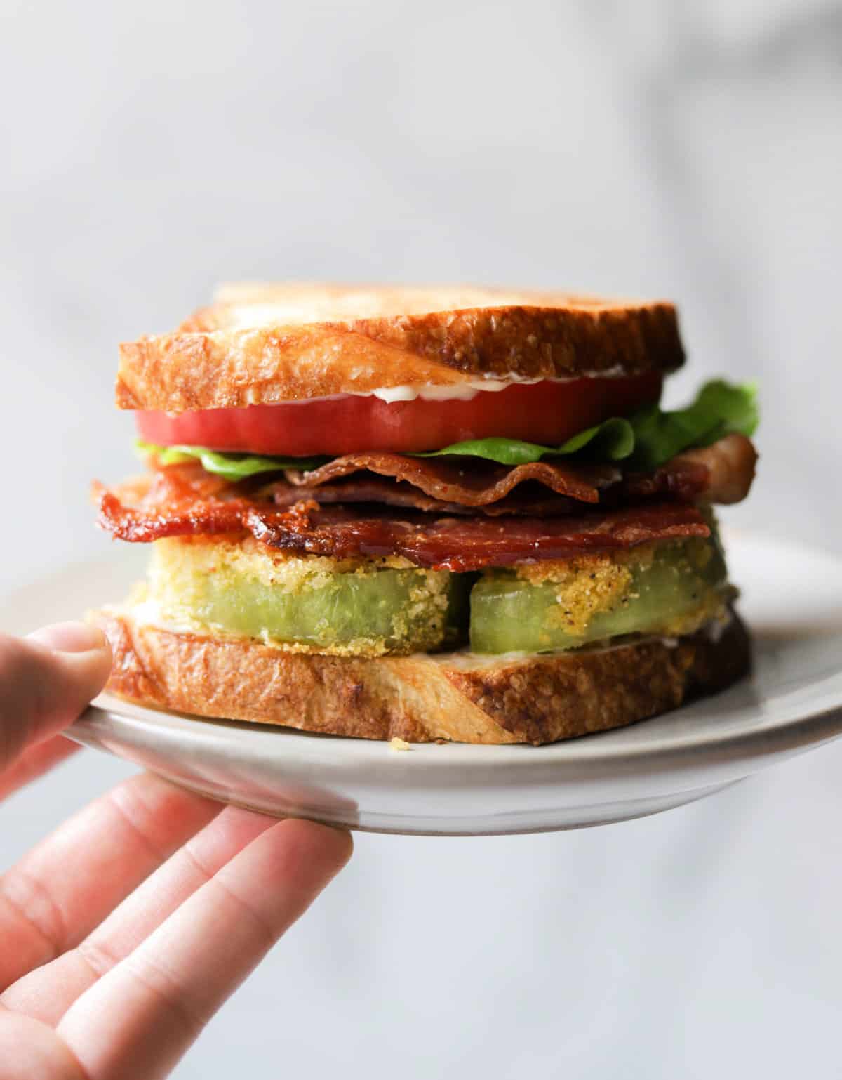 Fried Green Tomato BLTs
