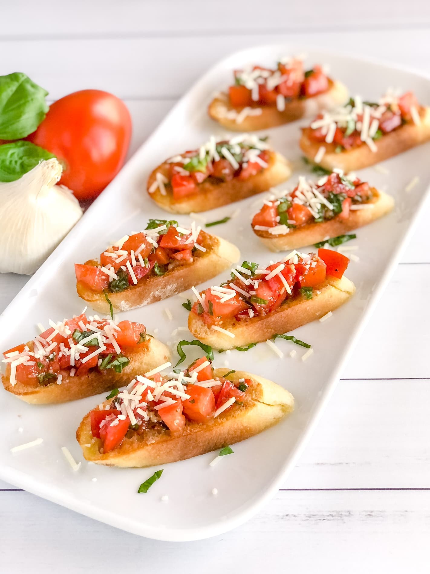 Tomato & Basil Bruschetta